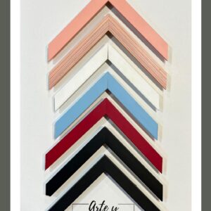Molduras de colores mate en tonos rosa, blanco, celeste, rojo y negro – Sol y Sombra SRL