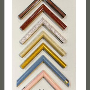 Molduras esmaltadas en tonos madera, dorado y colores modernos – Sol y Sombra SRL