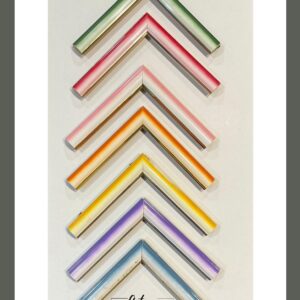 Molduras pastel iridiscentes en tonos suaves y brillantes – Sol y Sombra SRL